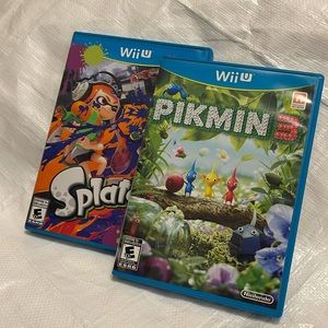 Wii U games Pikmin 3 and Splatoon